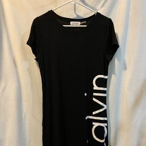 Calvin Klein black T-shirt dress